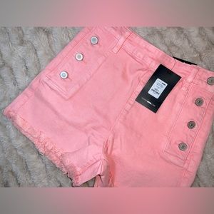 Coral Fashion Nova Shorts size 3